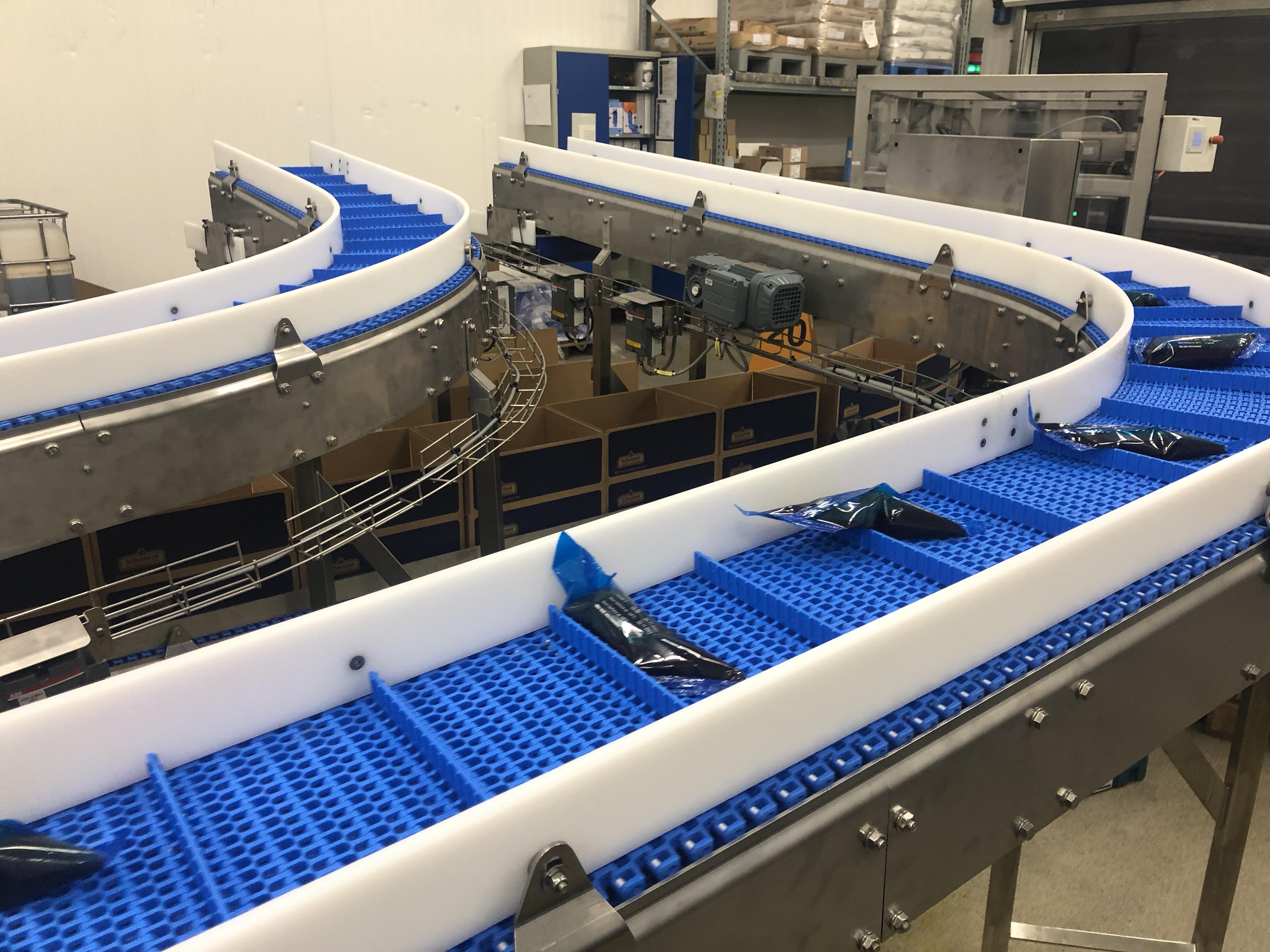 Montage af pakkelinje med robot og palletering, Lundbeck Pharma