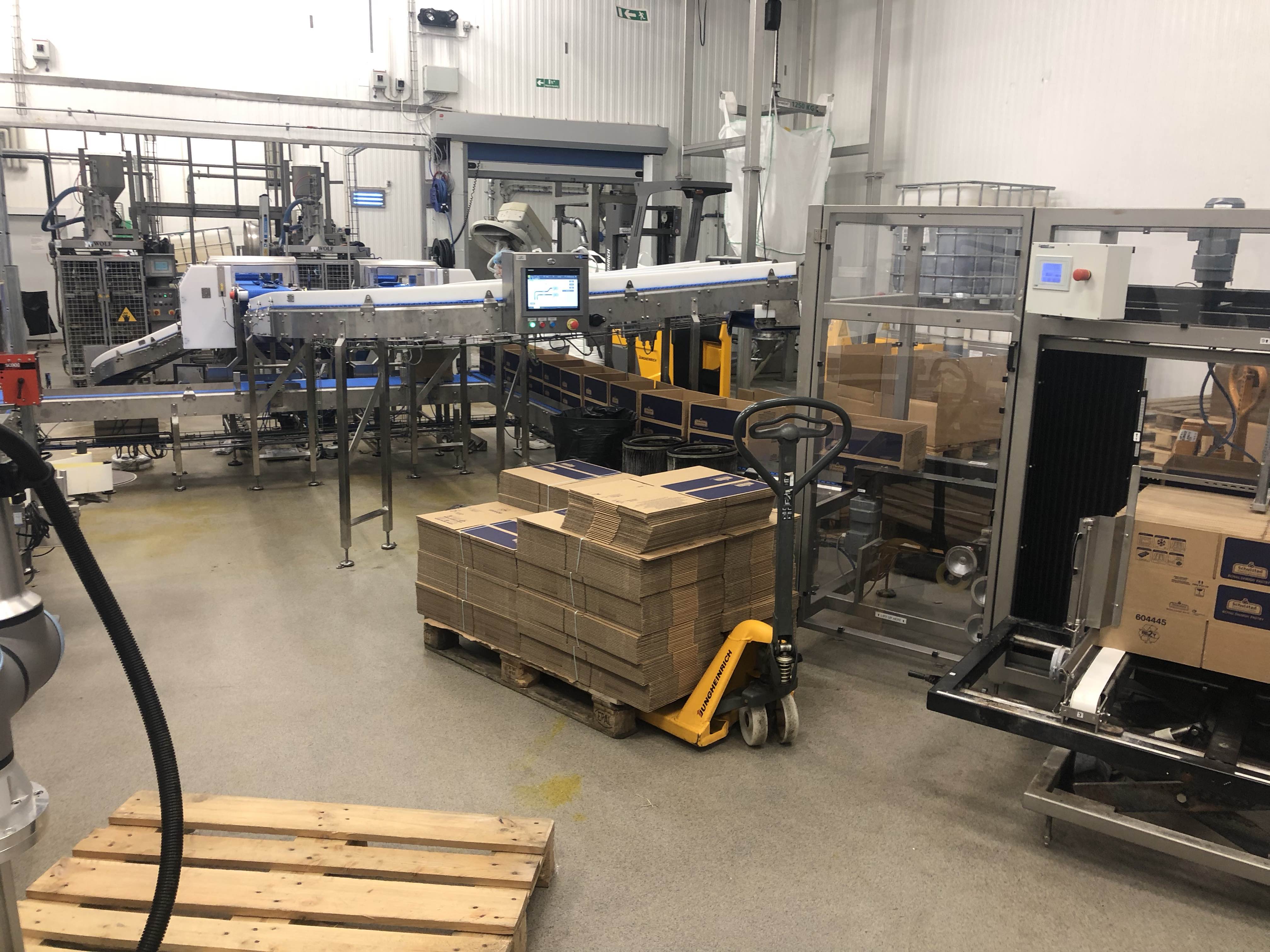 Scanpackaging-anlæg, fødevareproduktion